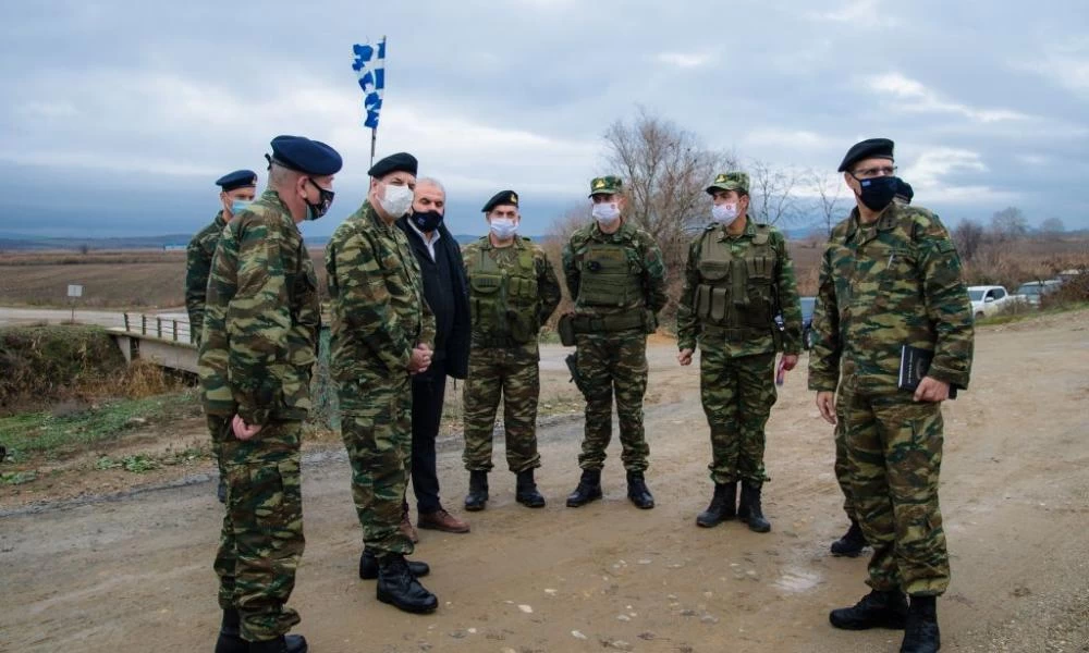 Στα σύνορα του Έβρου επισκέφτηκε ο Αρχηγός ΓΕΣ αντιστράτηγος Χαράλαμπος Λαλούσης